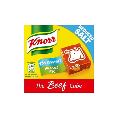 Picture of KNORR LOW SALT CUBES BEEF